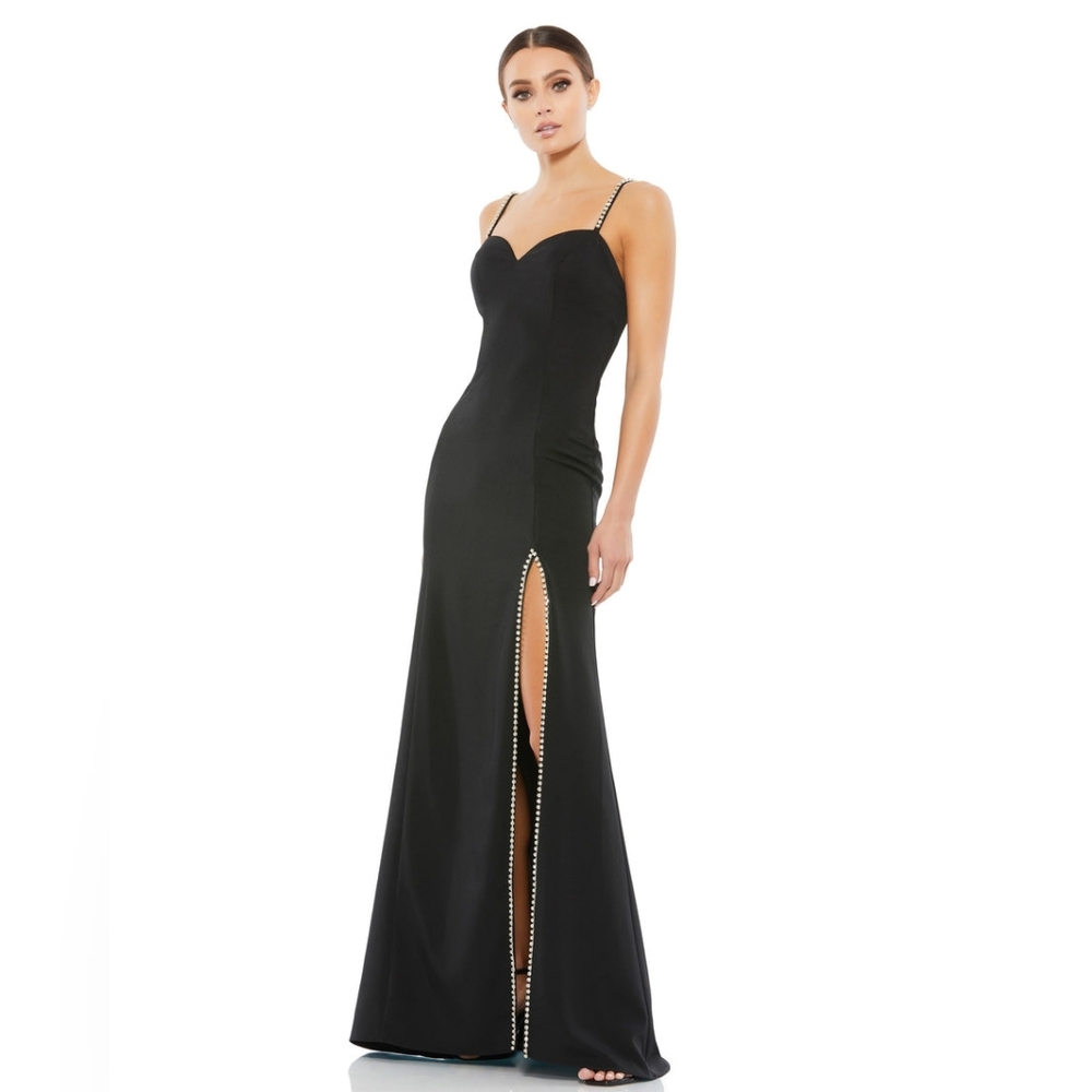 NWT IENNA FOR MAC DUGGAL SWEETHEART EVENING GOWN WITH RHINESTONE ACCENTS